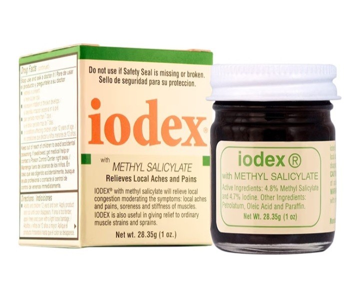 Iodex Topical Antiseptic Ointment with Methyl Salicylate – Relieves Local Aches