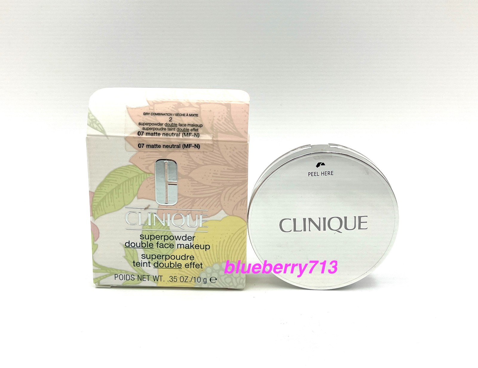 New in Box! Clinique Superpowder Double Face Makeup ~ 07 Matte Neutral