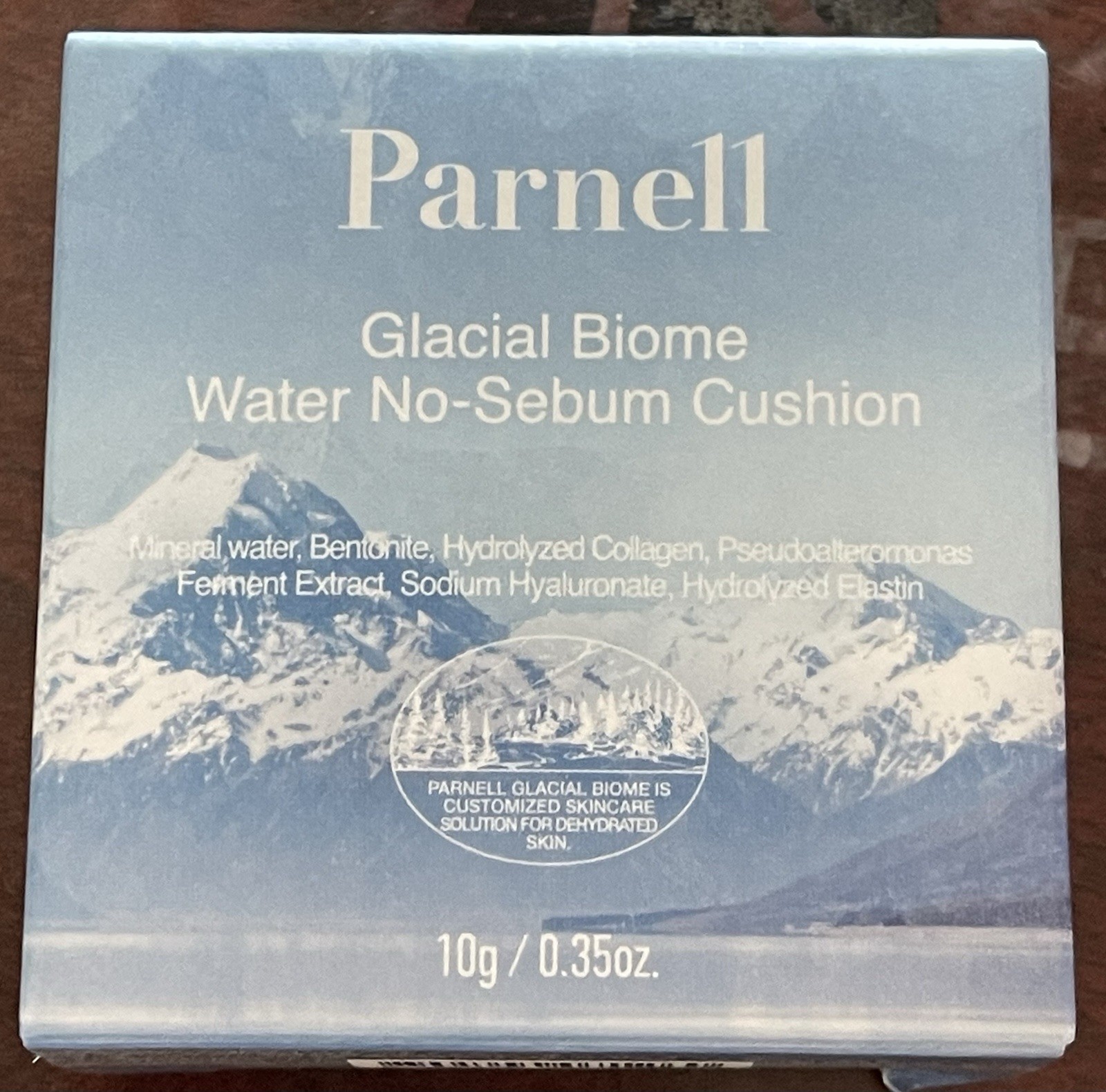 Glacial Biome Water No-Sebum Cushion 0.35 Fl Oz / 10g Hydrating & Oil-Control