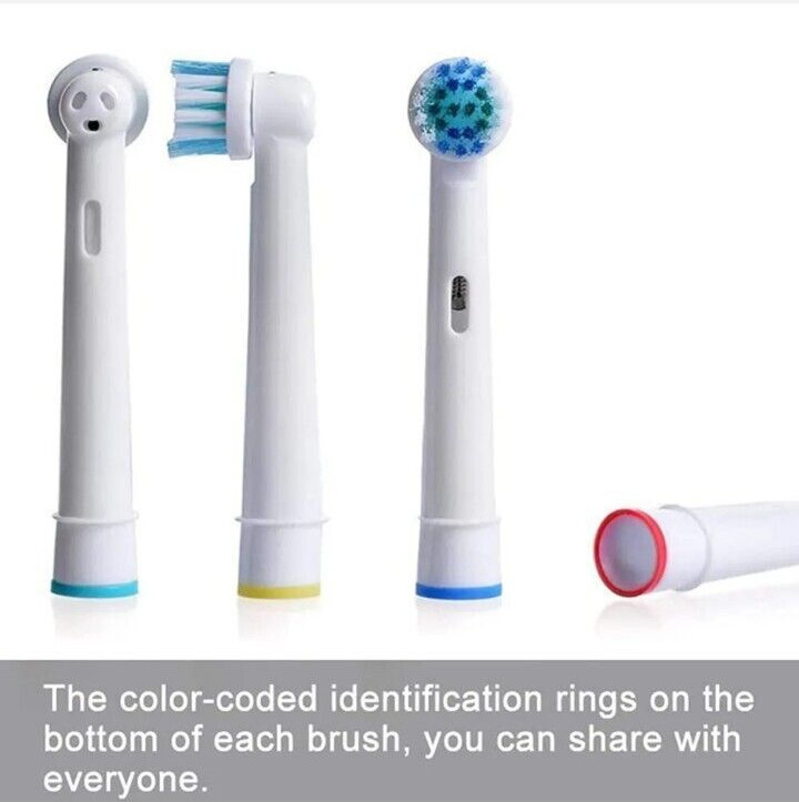 20PCS Precision Electric Toothbrush Replacement Fit For Oral B Braun Brush Heads