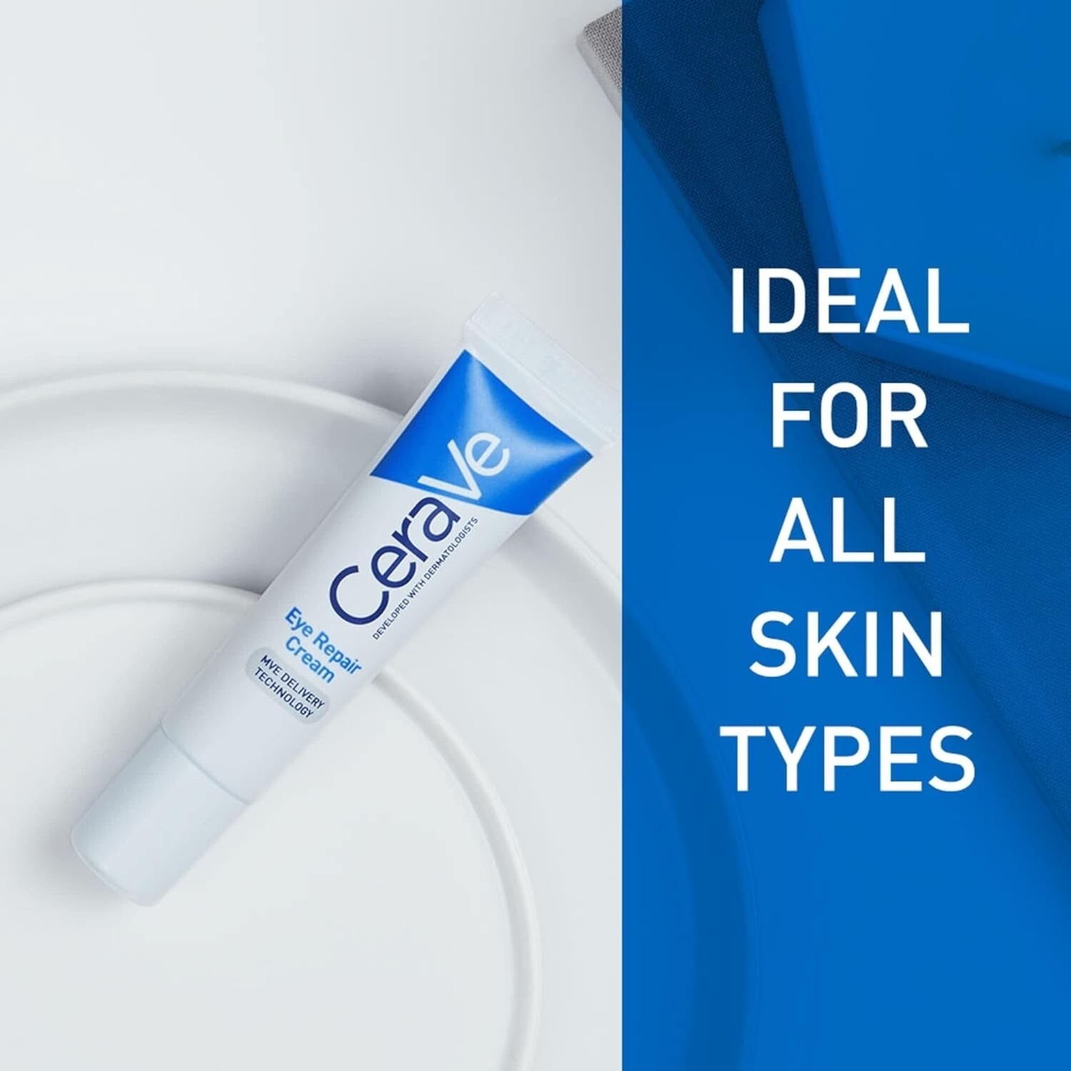 [4 PACK] CeraVe Eye Repair Cream for Dark Circles & Puffiness 0.5fl oz/14.2g