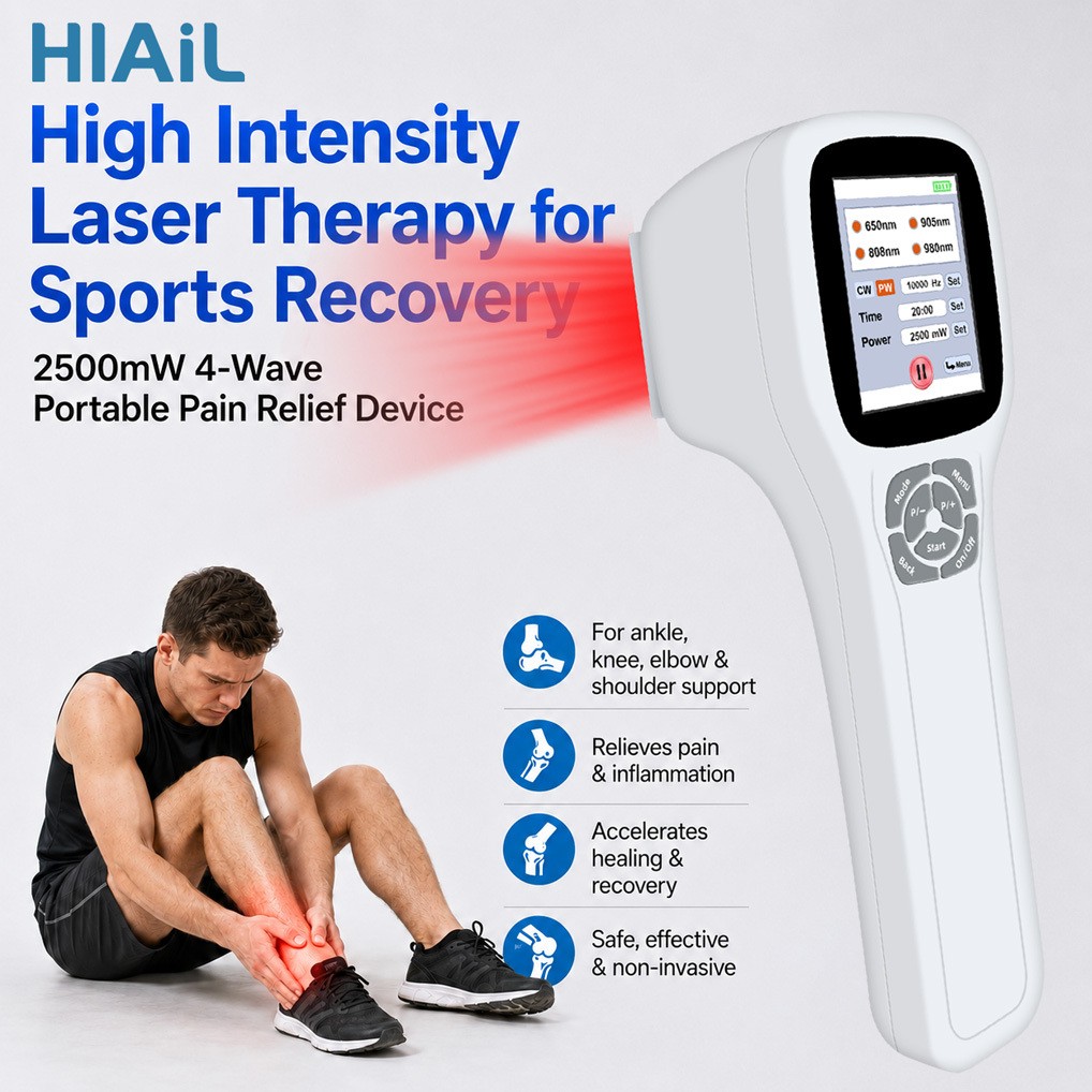 650nm/808nm/905nm/980nm Low Level Laser Therapy for Body Joints Pain Relief 2.5W