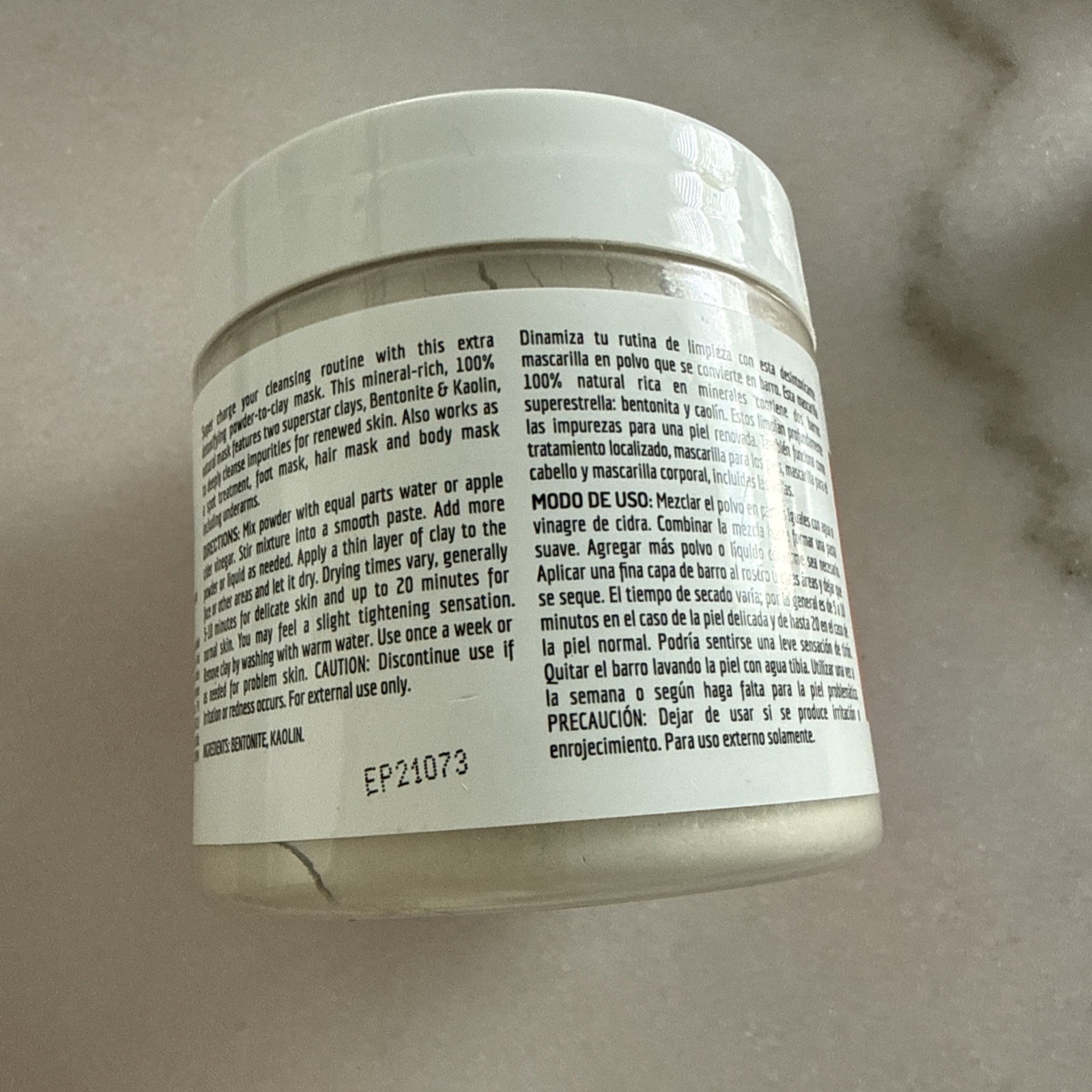 Freeman Deep Cleansing Powder-to-Clay Face Mask Bentonite+Kaolin 13 oz New