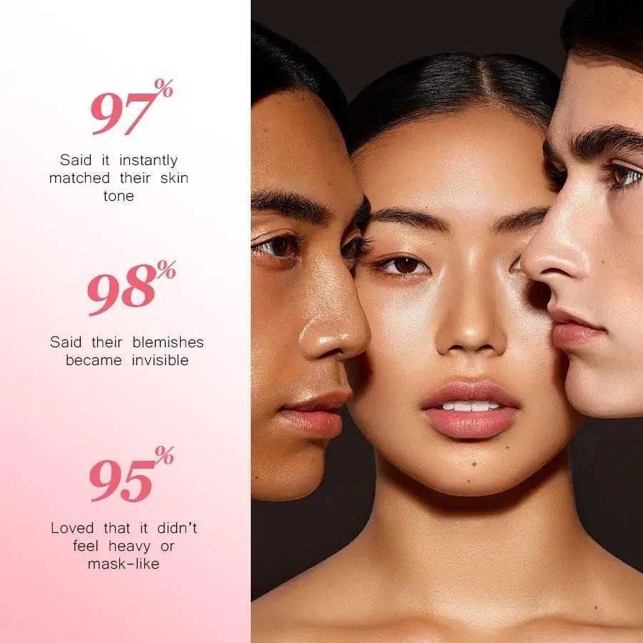 Smooche Foundation Korean, Smooche Color Changing Foundation, For All Skin Types
