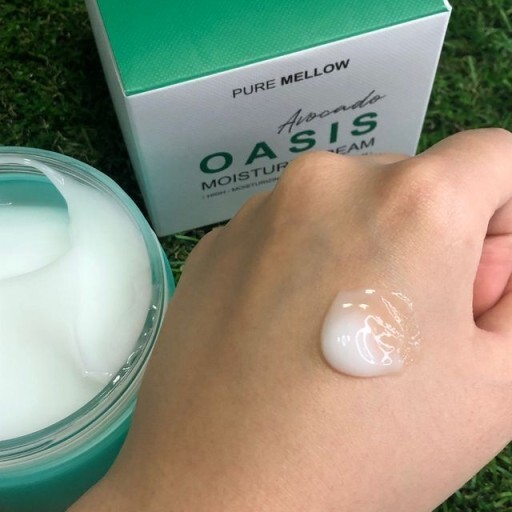 PURE MELLOW Oasis Moisture Cream 11.2OZ Hydration Smoothing Skin Care K beauty