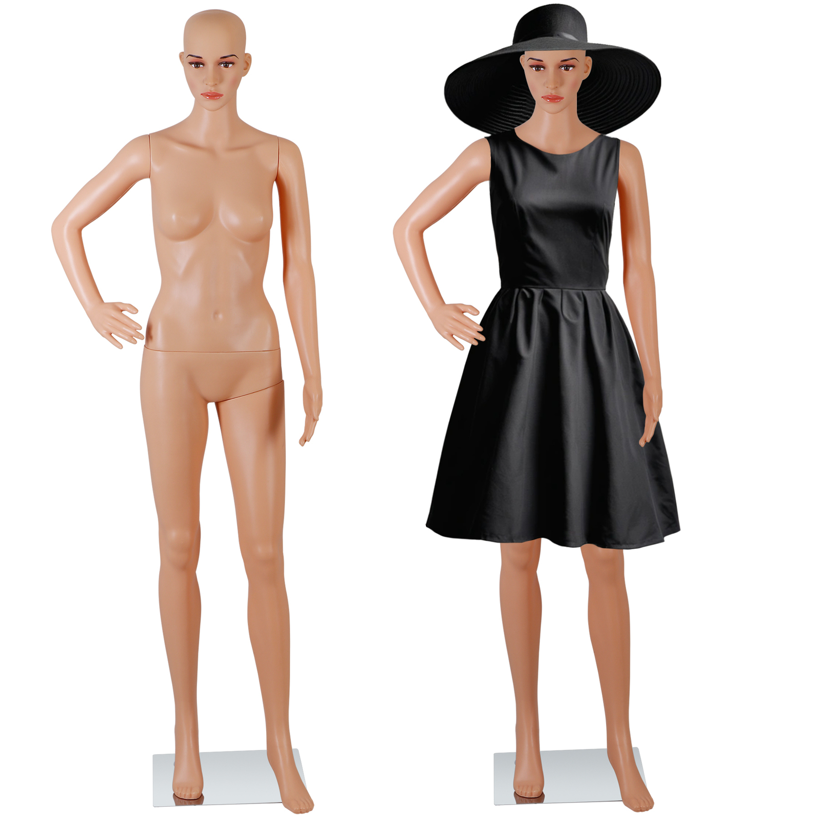 Female Mannequin Manikin Dress Form 69″ Adjustable Mannequin Full Body with Base