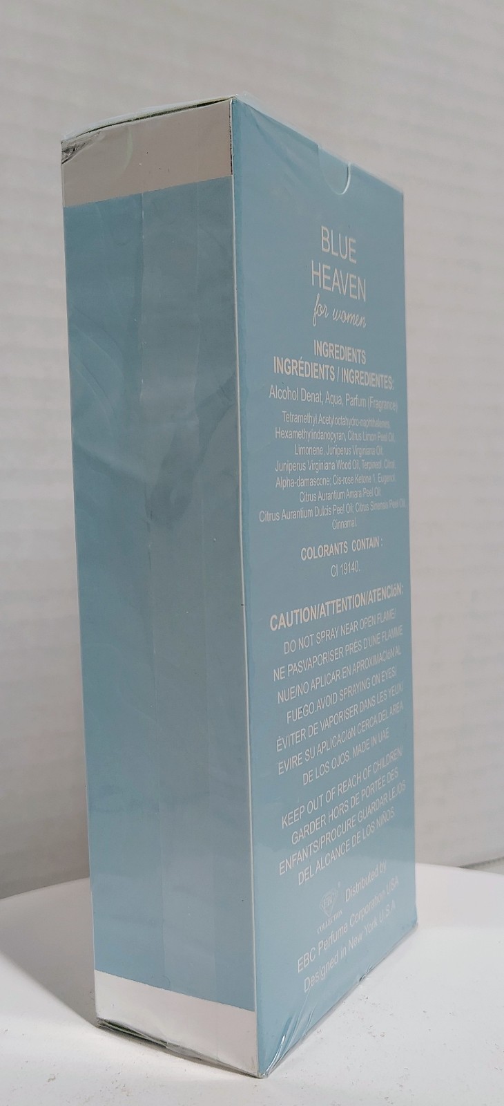 Blue Heaven EBC Perfume for Women 3.4 oz EDP Spray New Clean Fresh Citrus Scent