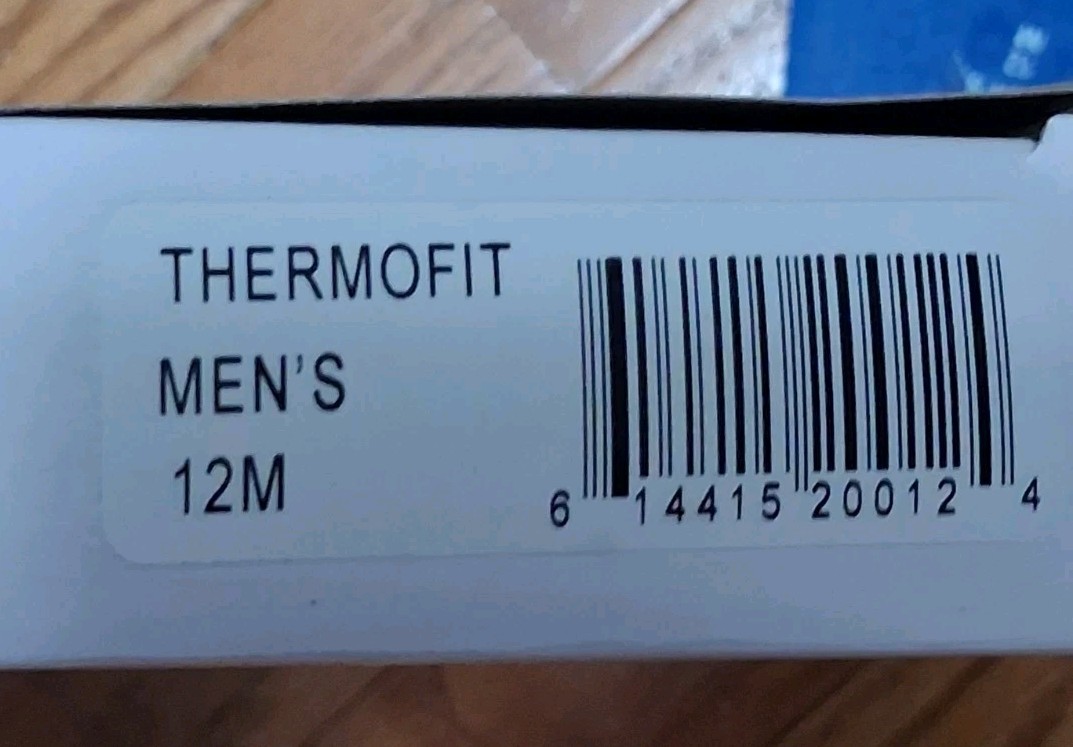 Orthofeet Thermofit Orthotic Diabetic Insoles Men’s Size 12 M Arch Support