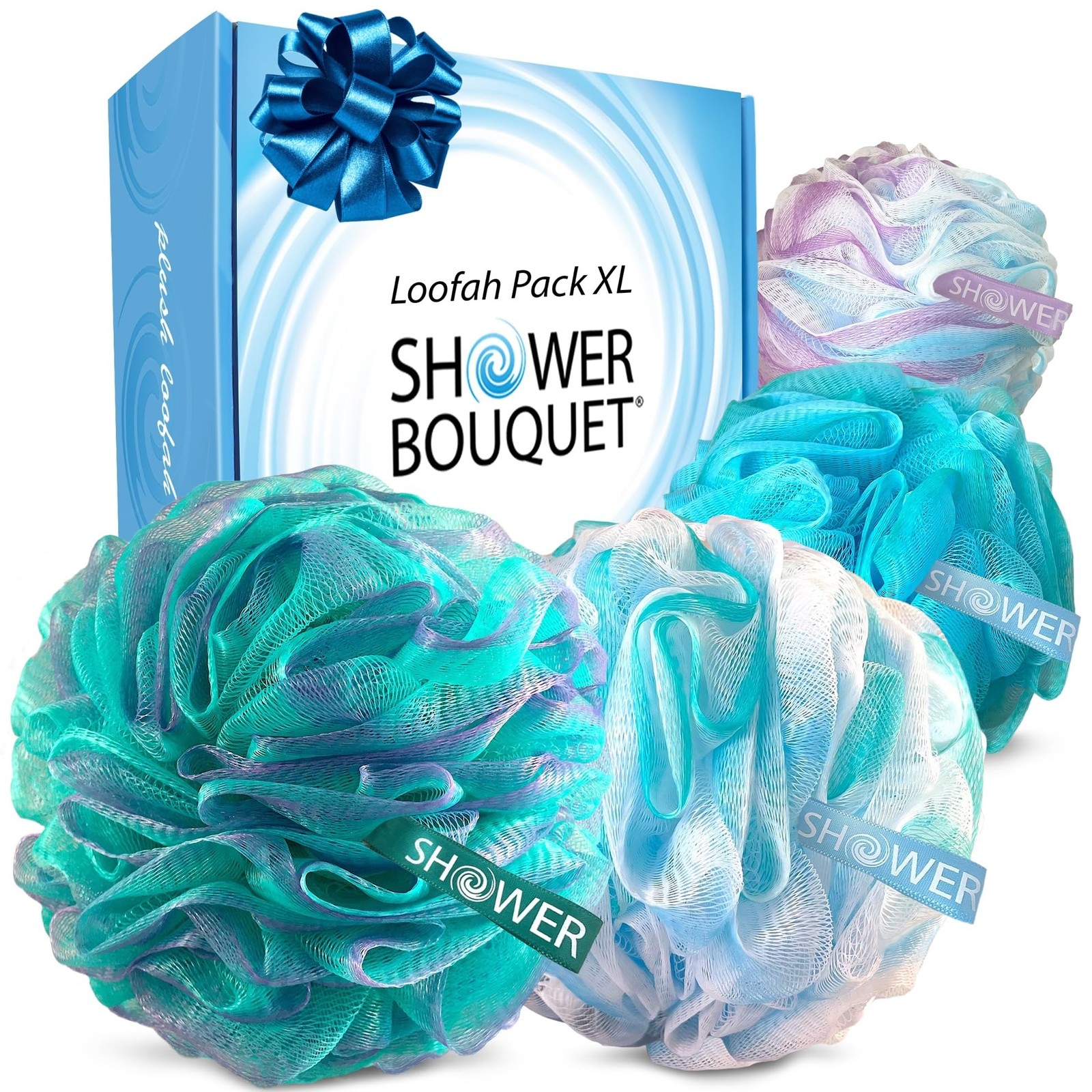 1 Count (Pack of 4), Green-lavender, Blue-green-white, Turquoise-blue,…