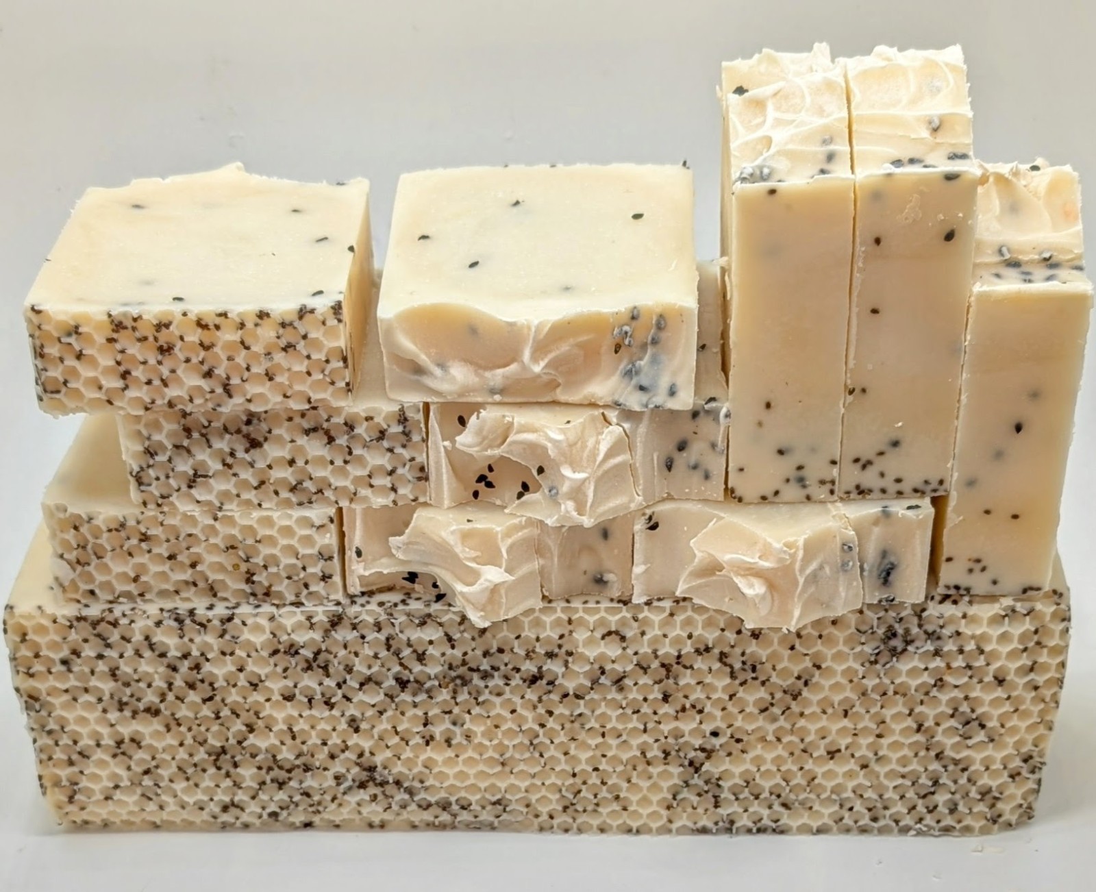 Goat Milk and Oats Glow Soap with Sandalwood, Cedarwood, and Blackseed