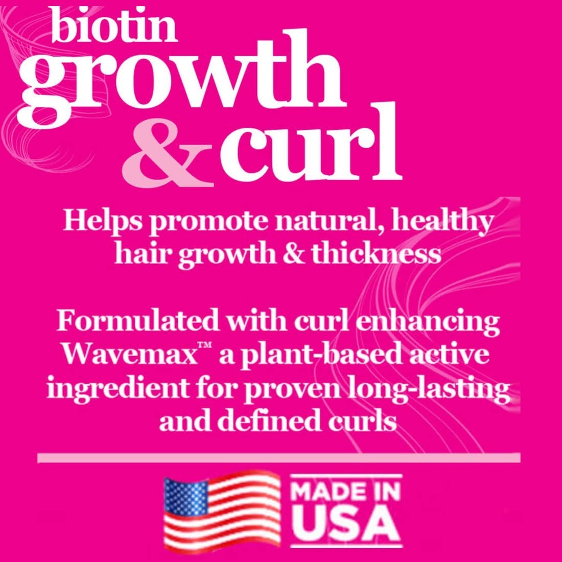 Difeel Biotin Growth & Curl Premium Hair Oil 7.1 oz.