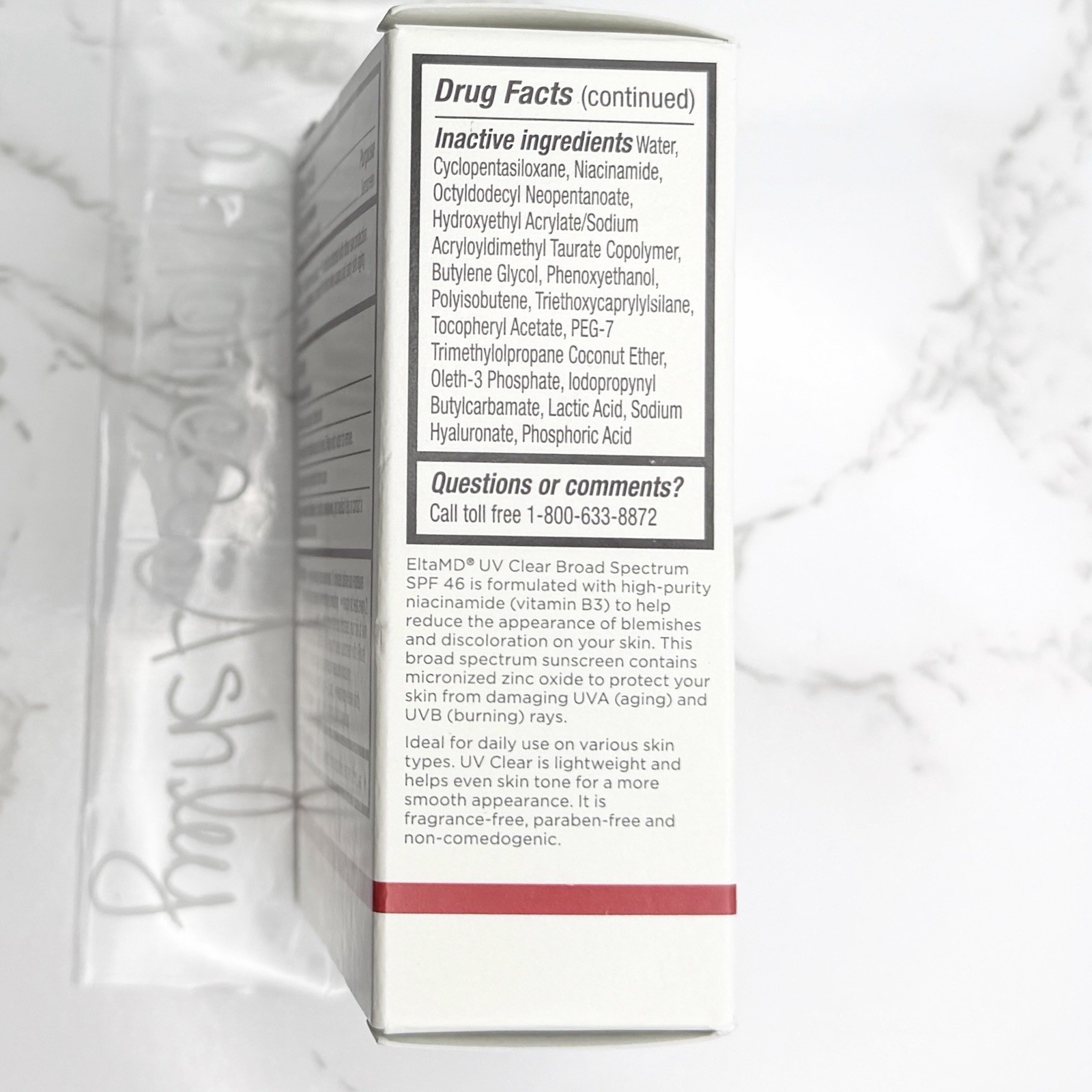 EltaMD Skincare UV Clear SPF 46 Face Sunscreen 0.5 Oz Travel 3 Pack EXP 04/2026
