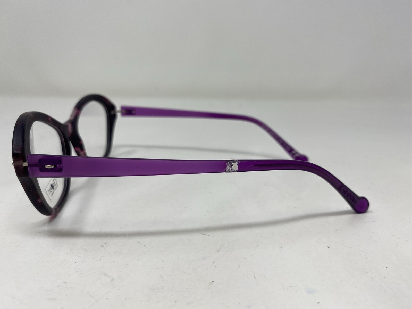 iGreen Italy V4.45 C12M 49-17-135 Purple Tortoise Full Rim Eyeglasses Frame -867
