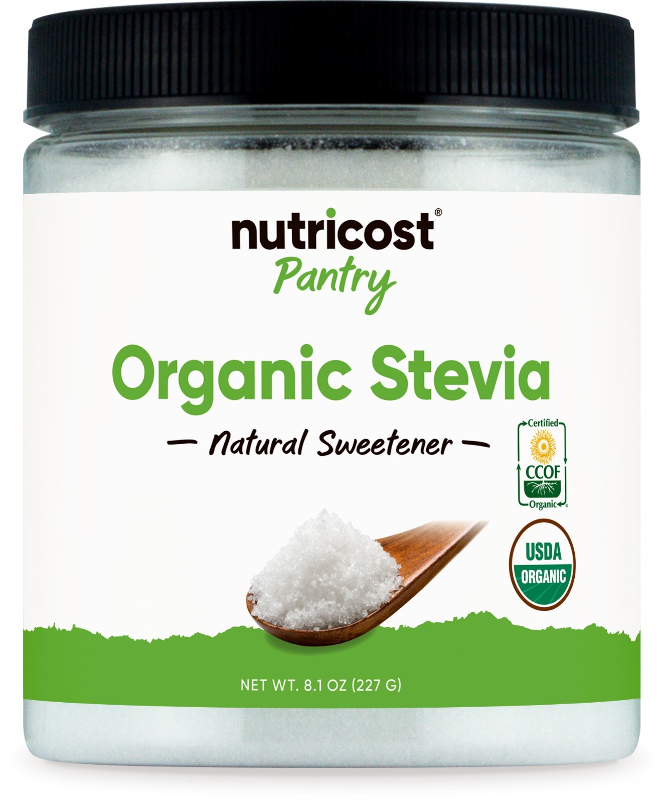 Nutricost Organic Stevia, Natural Sweetener 8 oz – GMO-Free, Gluten-Free