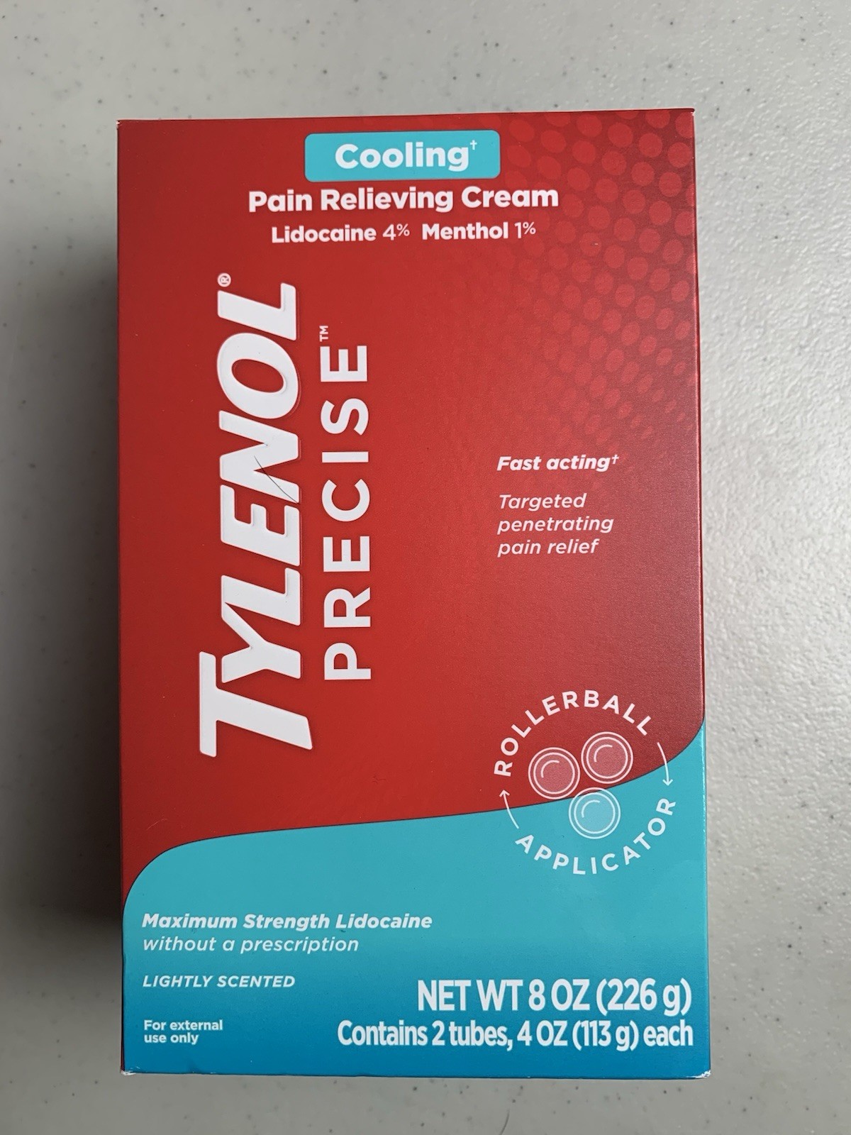 Tylenol Precise Cooling Pain Relief Cream 8 Ounces Exp 10/2025