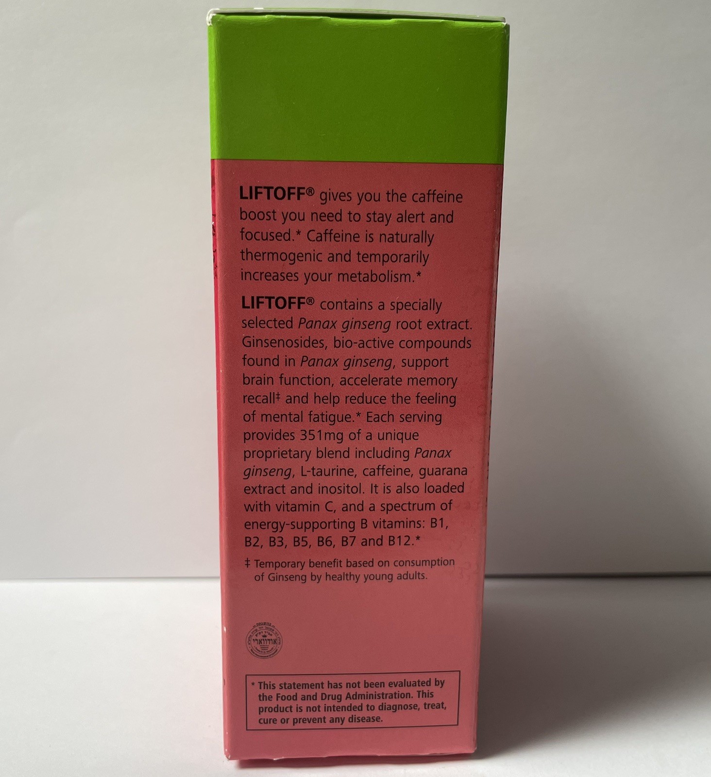 Herbalife Liftoff Pomegranate Berry Burst 10 Tablet，Boot Of Energy，Clears Mind