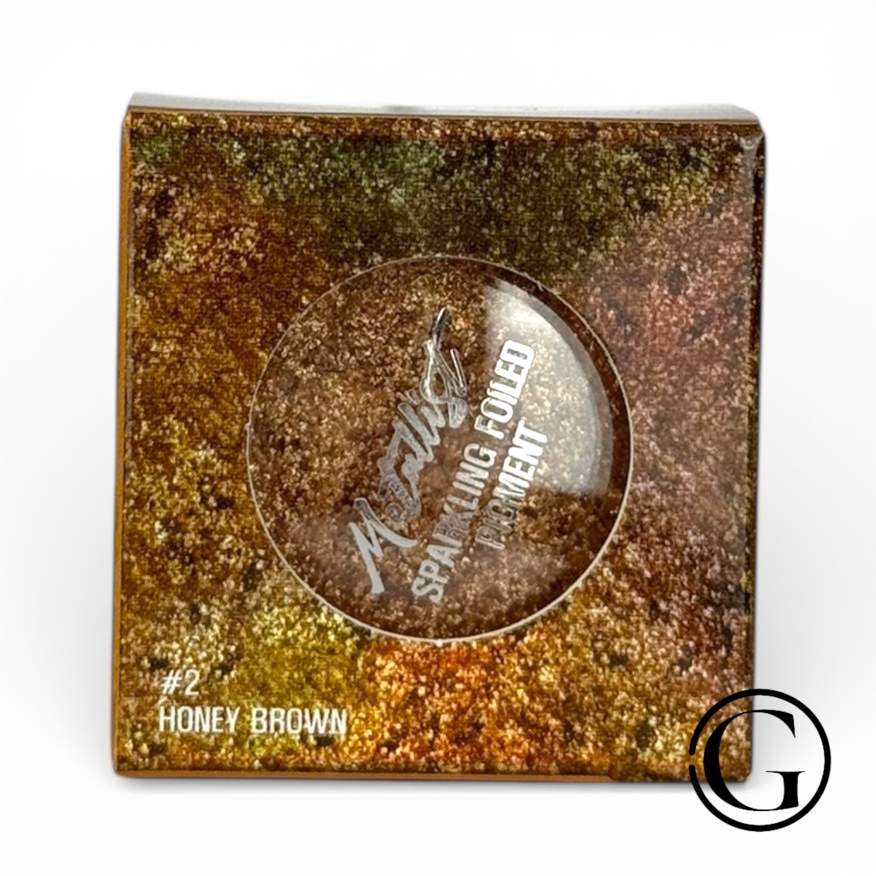 LOT OF 2 Touch in Sol Metallist Sparkling Foiled Pigment 2 HONEY BROWN