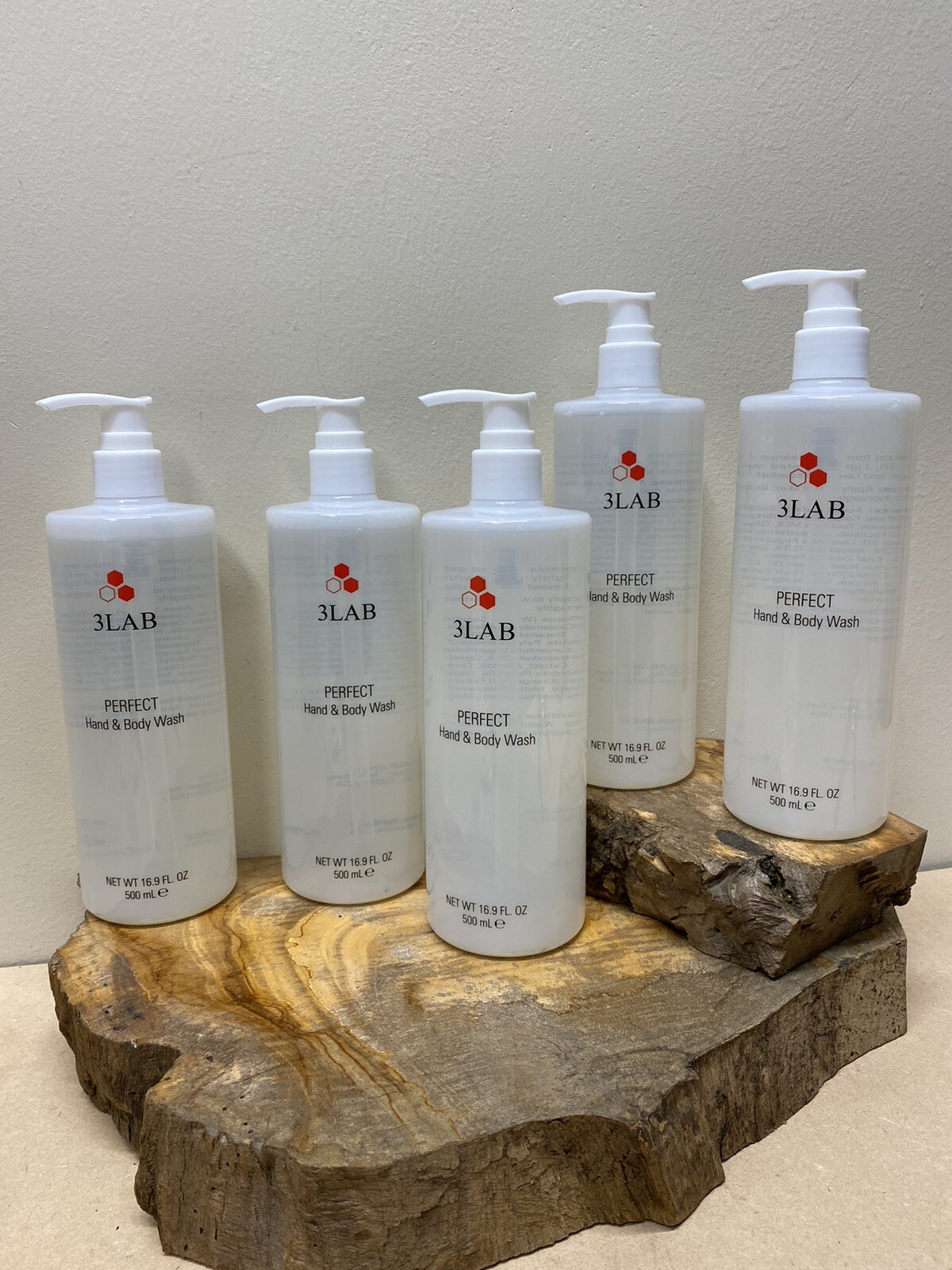 Lot Of 5 3Lab PERFECT Hand & Body Wash 500ml. Not Available In Stores!