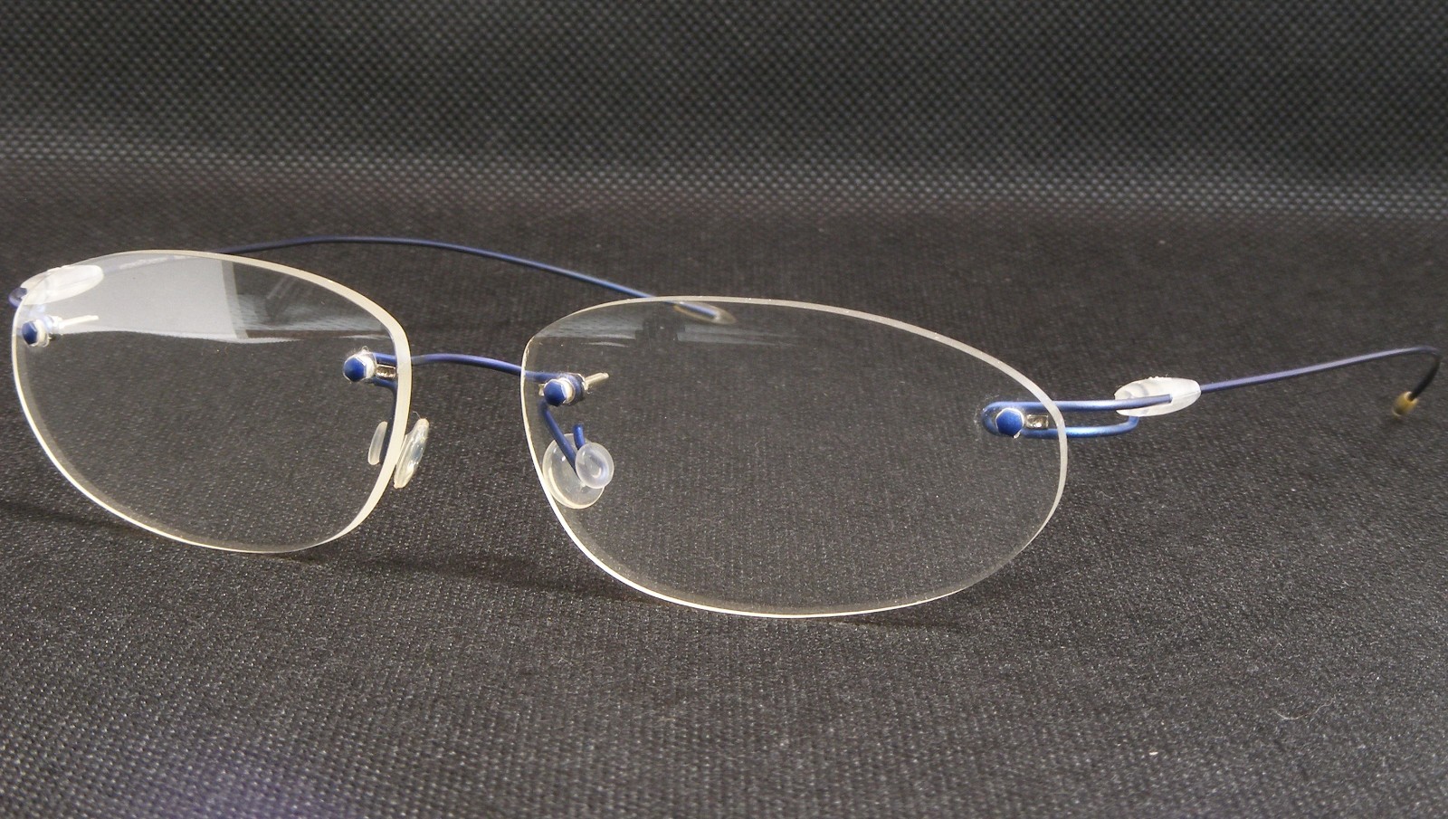 Vintage Thorsten Kürzeder Kurzeder Blue UNIQUE RARE EYEGLASSES GLASSES (NOTES)