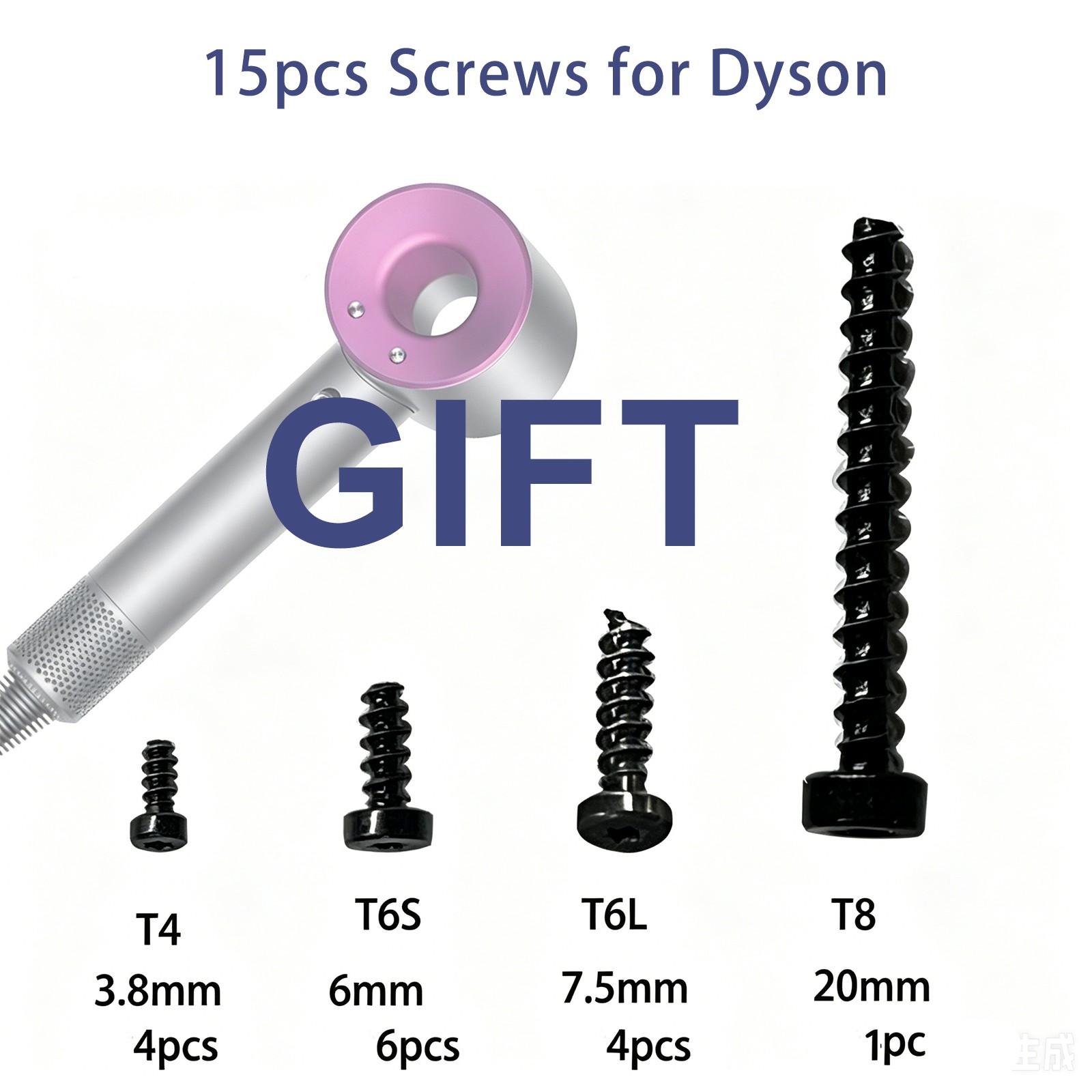 Replacement Motor Repair Accessories for Dyson Hair Dryer HD07 120V