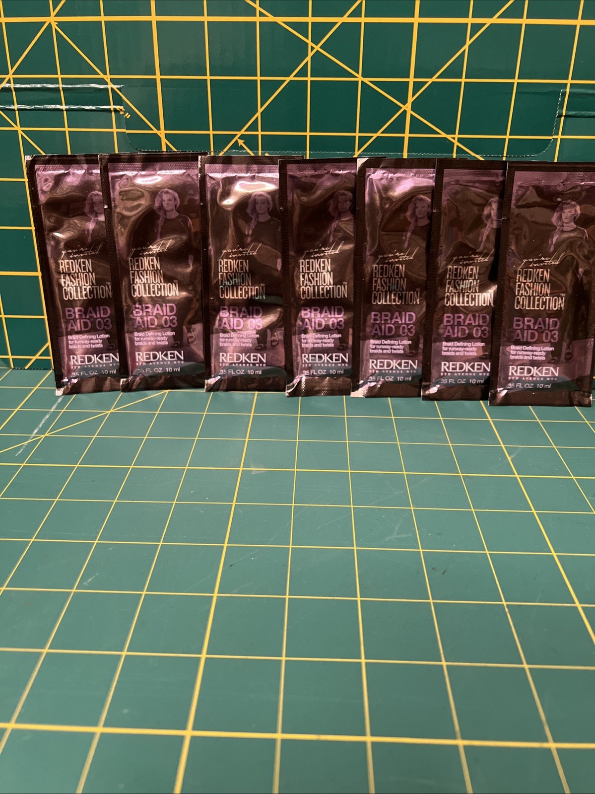 Redken Fashion Collection Braid Aid 03 Hair Cream 0.35fl oz Single Use Lot of 7