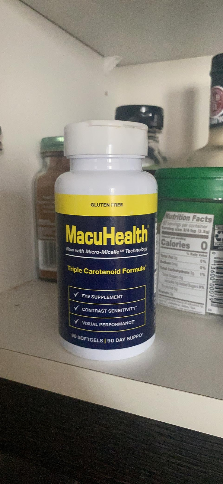 Macuhealth Triple Carotenoid Formula – Eye Vitamins for Adults – 90 Softgels