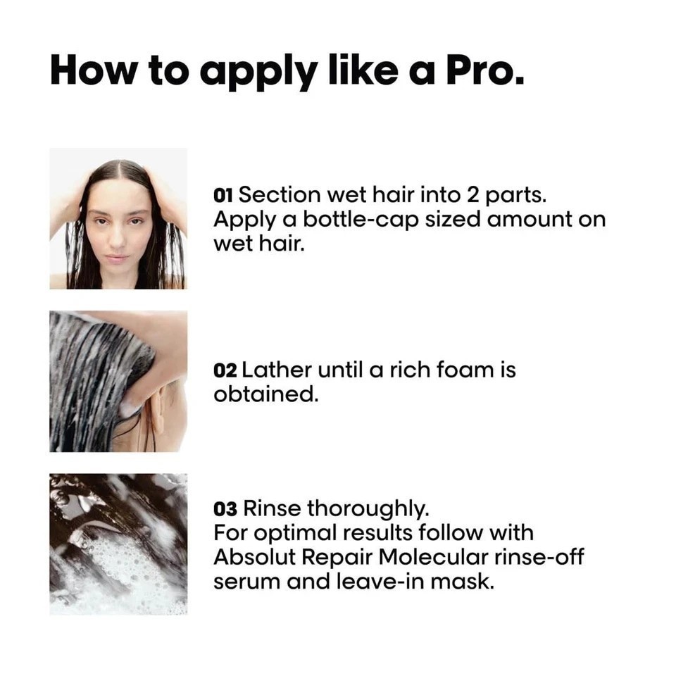 L’Oréal Professionnel Absolut Repair Molecular Sulfate-Free Shampoo – 300ml