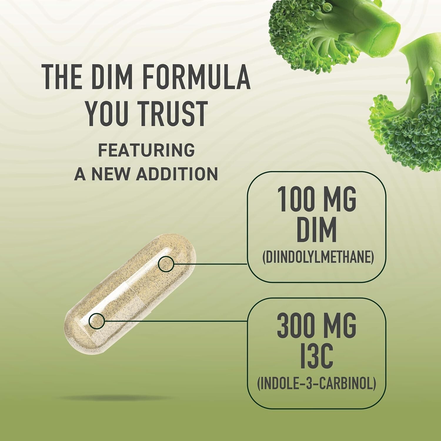 SM DIM & Indole 3 Carbinol for Hormone Balance for Women & Men Metabolism 60 ct