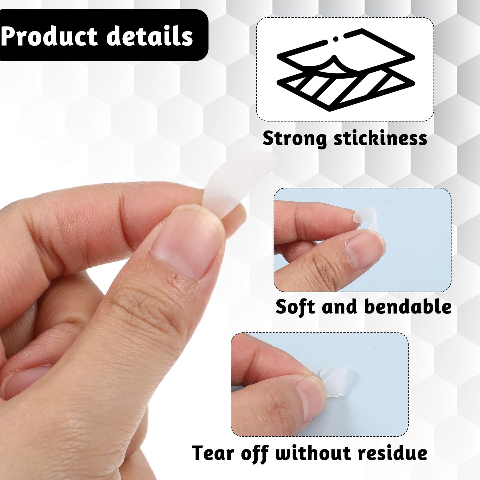 30 Pairs Clear Eyeglasses Nose Pads Anti-Slip Soft Glasses Transparent