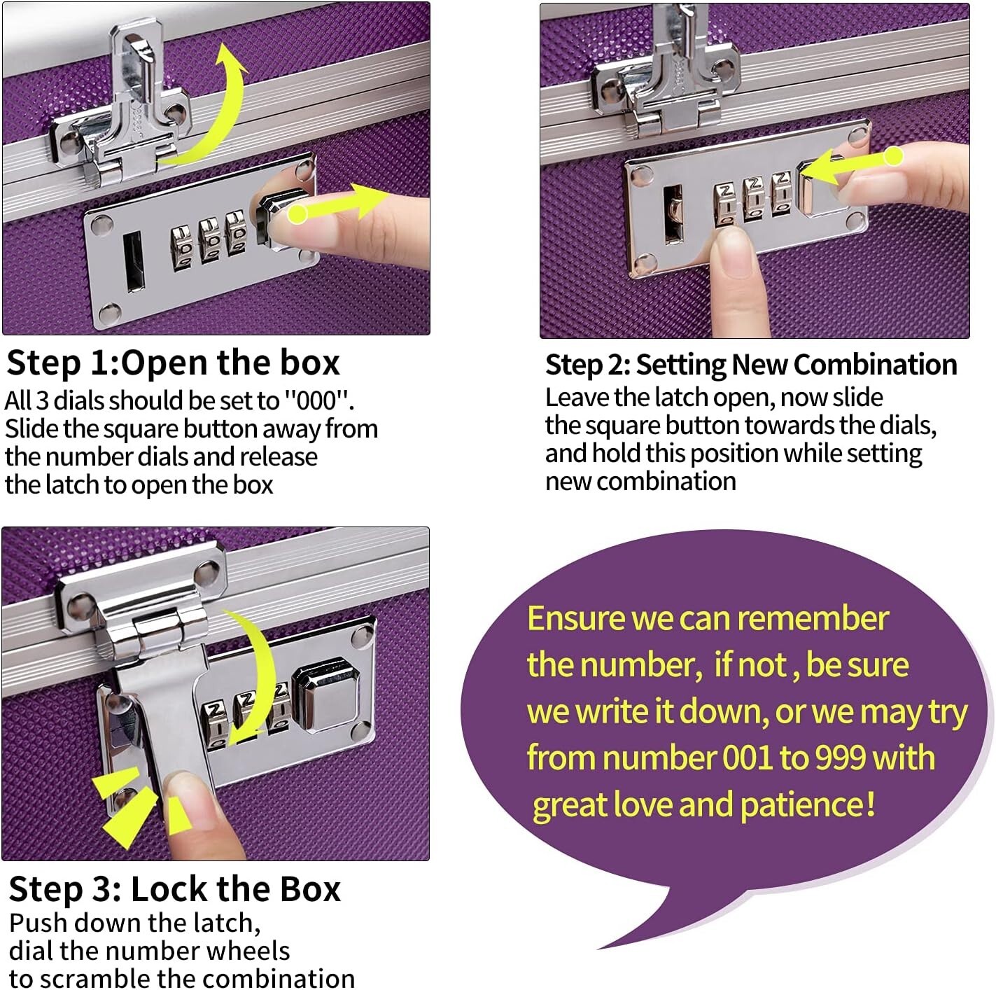 Combination Locking Medicine Box with Portable Storage Case，12.2»x 7.2»x 7….