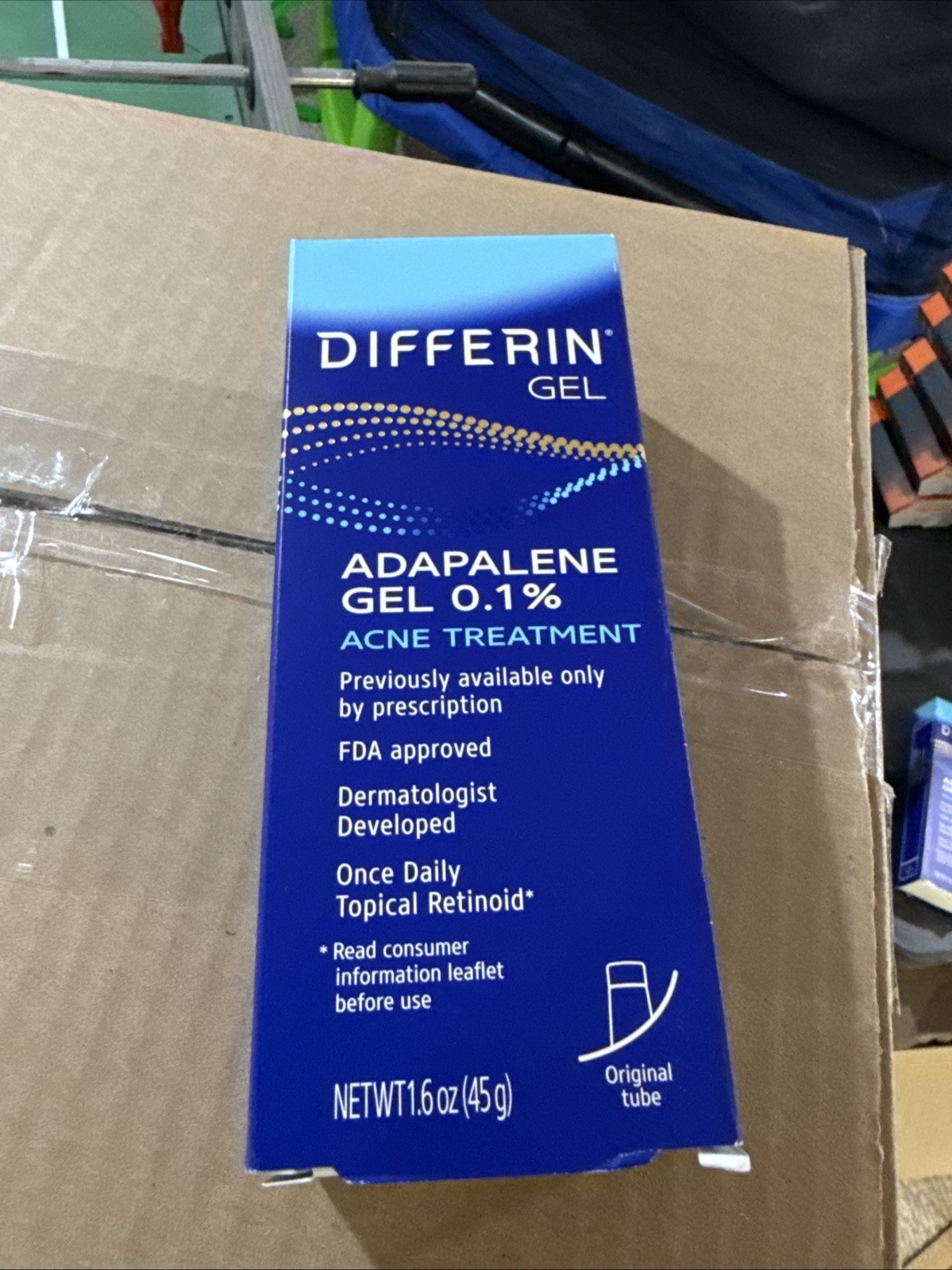 Differin Adapalene Gel 0.1% Acne Treatment 1.6 oz Exp 09/2027+