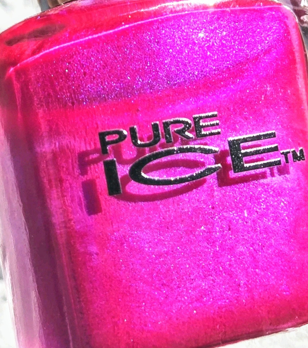 Pure Ice Nail Polish “Jamaica Me Crazy” Pink Purple Duochrome Shimmer Y2K VNTG