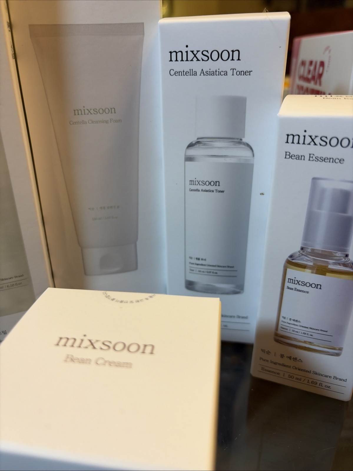 Mixsoon Glass Skin Essential Skincare Set 5-Piece Bean Cleansing Oil & Centella