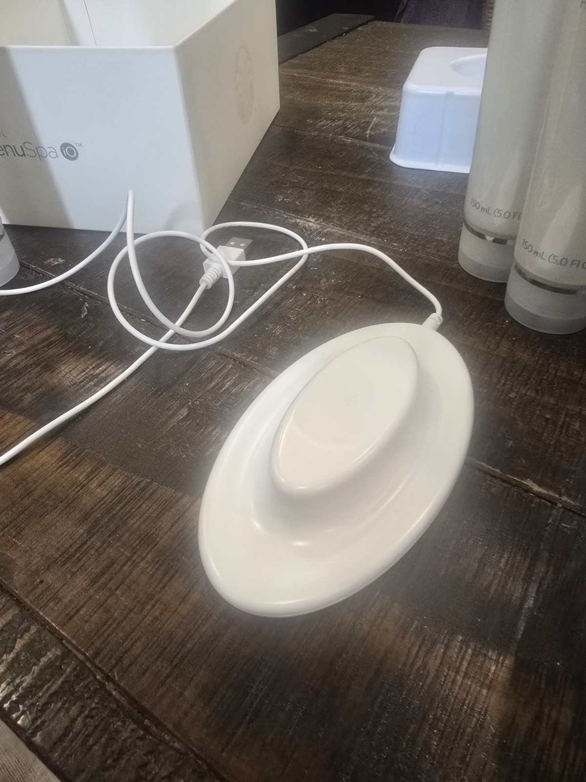 Nu Skin RenuSpa iO Microcurrent Cordless Body Massager Kit Gel 150mL