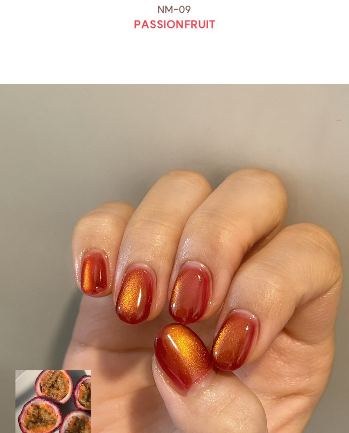 NEKOGEL Juicy Fruit Magnet Gel Collection Soak Off Nail Gel K-Beauty