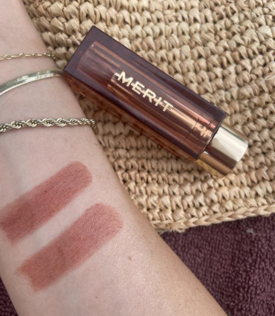 NIB 100% Authentic MERIT Signature Lip Lightweight Lipstick,6 SHADES,0.10 oz/3 g