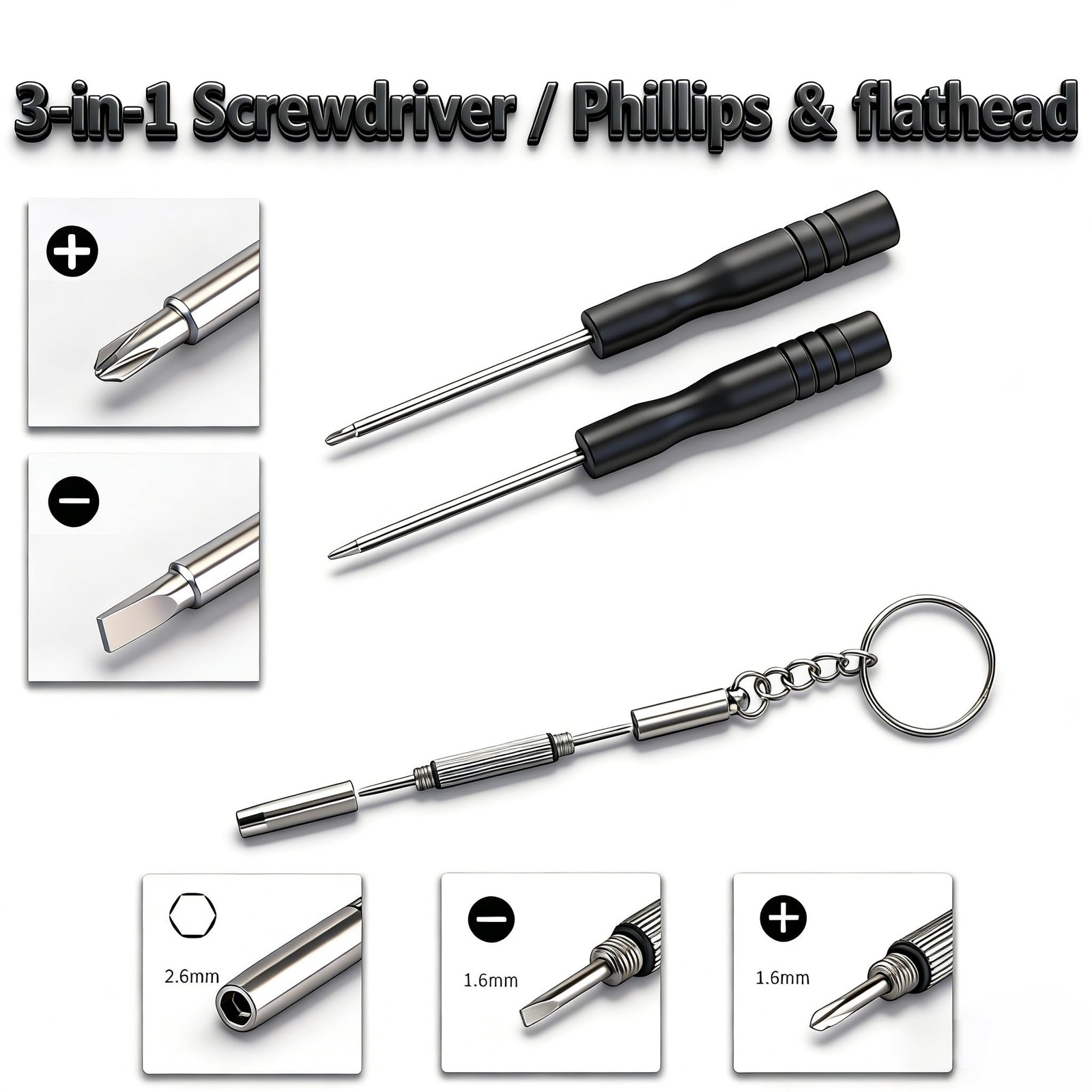 PTSLKHN Eyeglass Repair Kit with Screws, 15 Types Screws for Eyeglasses Fram…