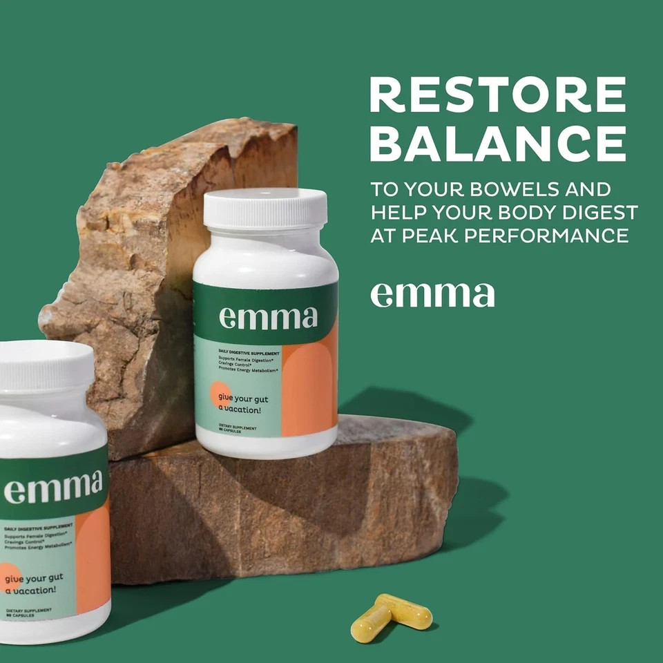 Emma 60 CT Antioxidant Improve Digestive Gut Health Clean Skin Boost Metabolism