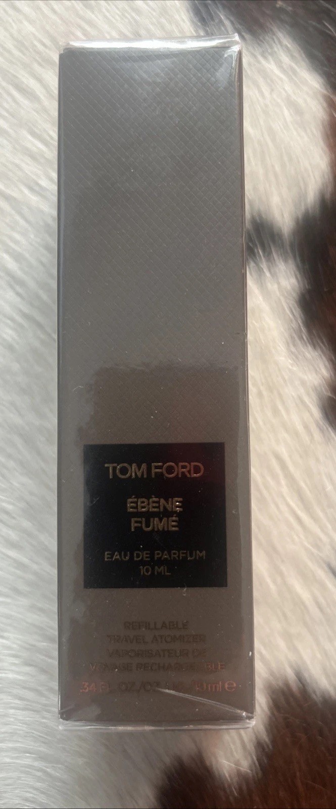 Tom Ford Ebene Fume Eau De Parfume .34 Fl oz 10 ml W/Box