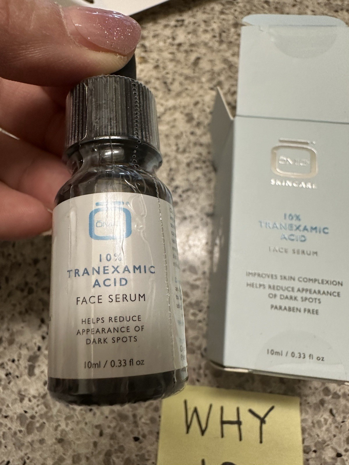 Omic Skincare 10% Tranexamic Acid Face Serum .33oz/10mL EXP 11/2030 TRAVEL SZ