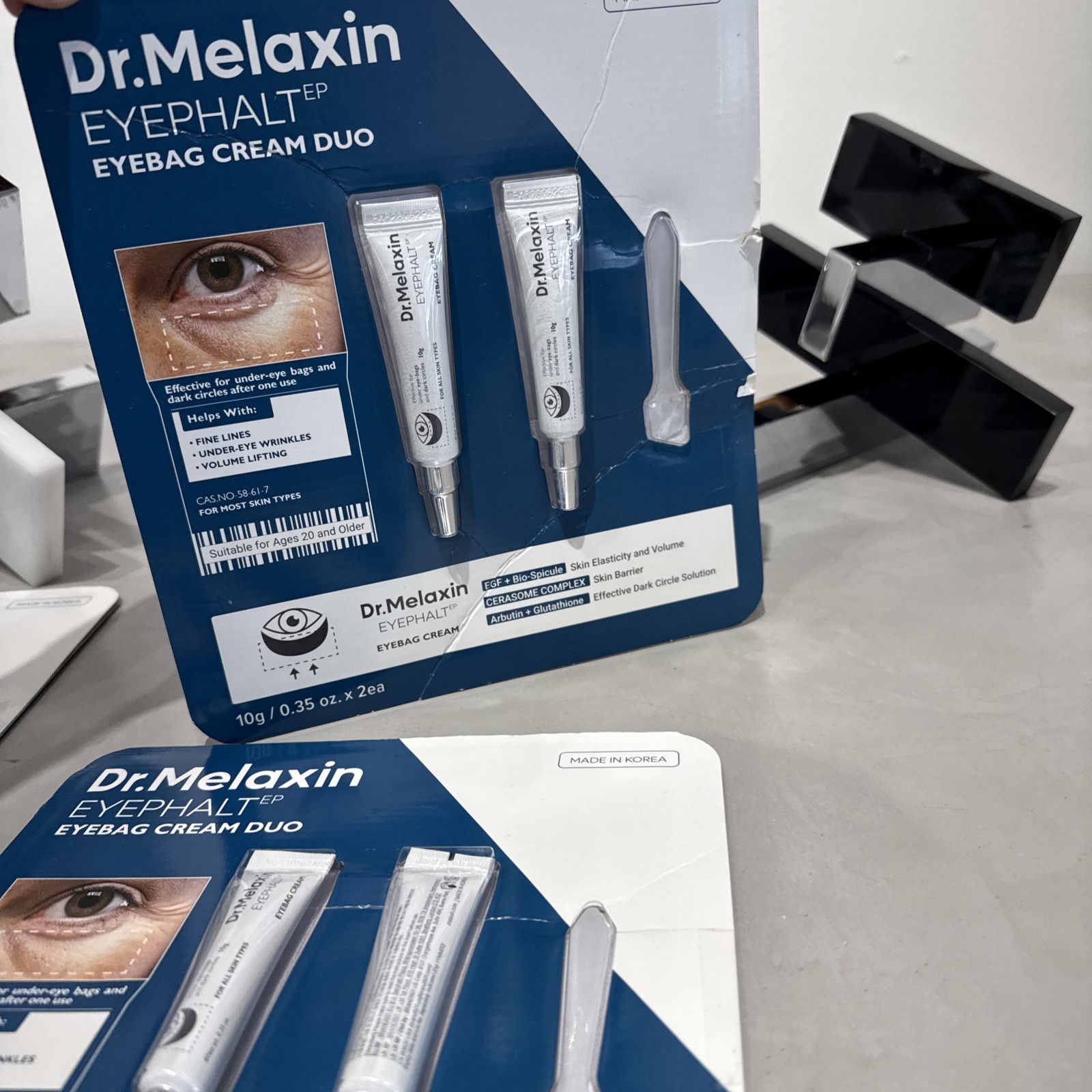 Dr.Melaxin Eyephalt Eyebag Eye Cream Korean Skincare 0.35oz – 10g – 4 Pack OPBOX