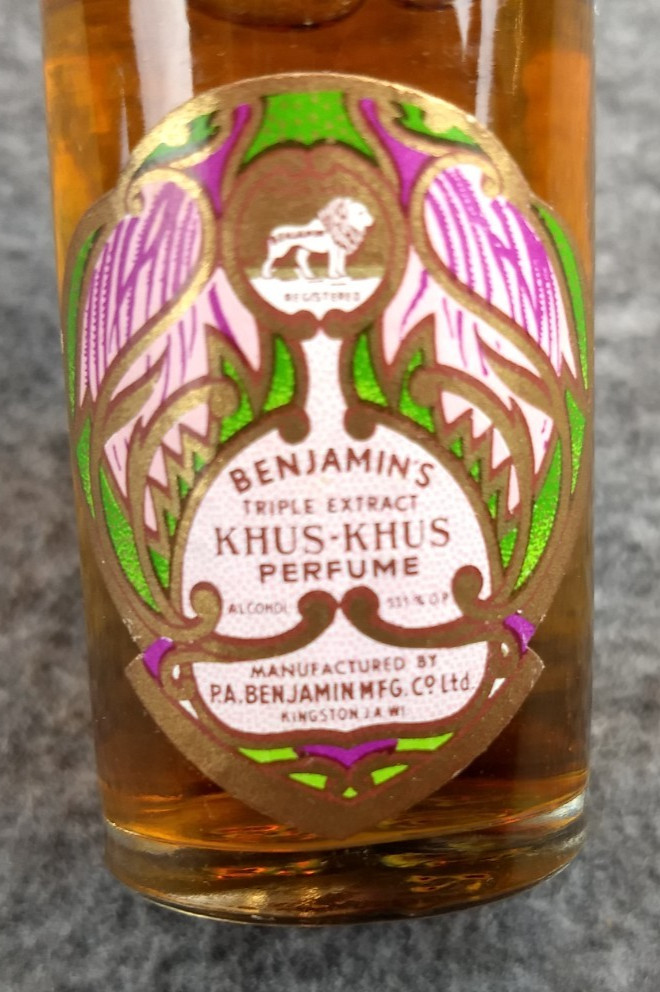 Benjamin’s Triple Extract KHUS KHUS Perfume 1oz Original Vtg Jamaica Splash NEW