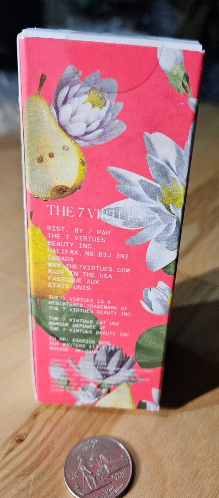 The 7 Virtues Lotus Pear Perfume Oil 20ml/0.67fl.oz. With Roller#I4-3