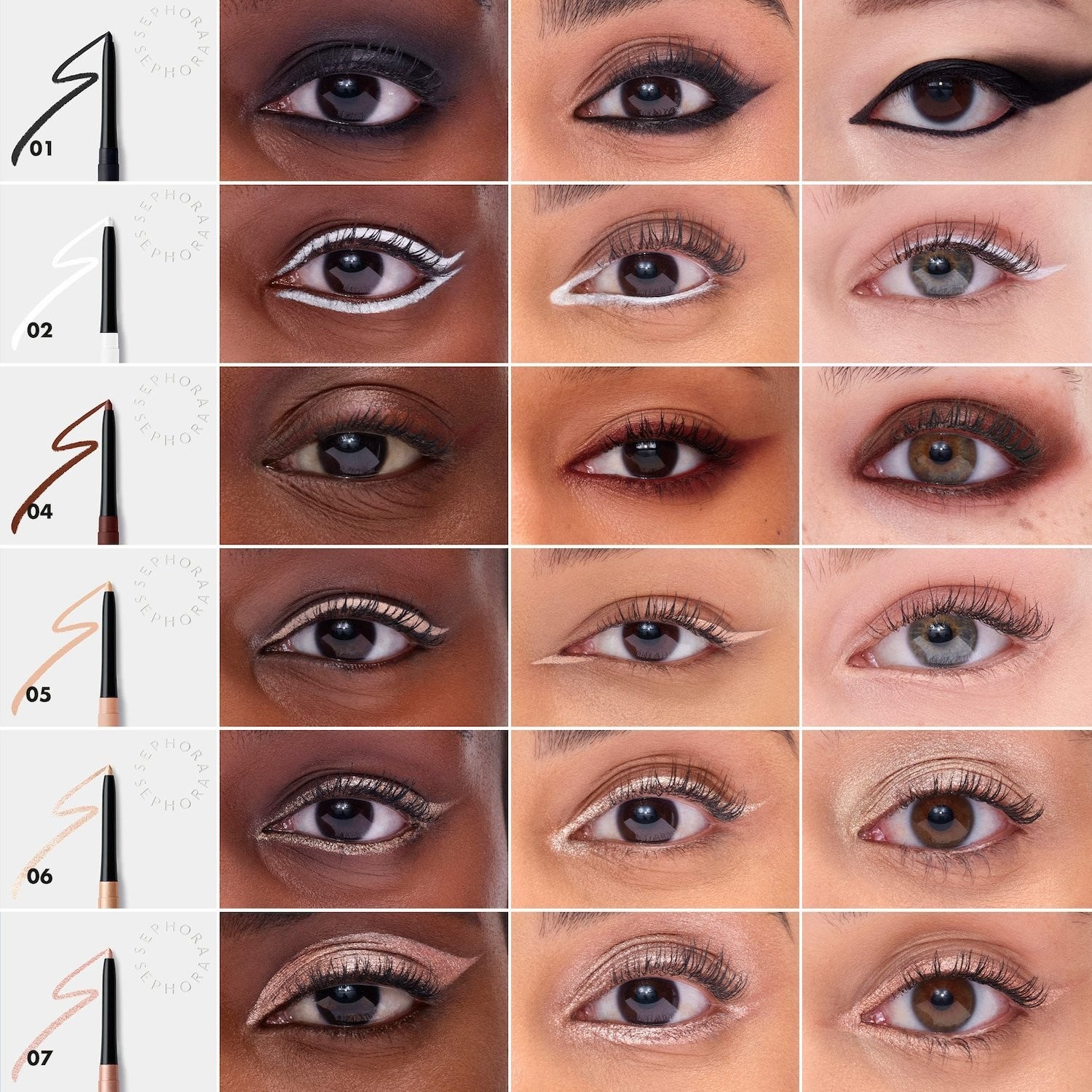 COLLECTION 12HR Colorful Waterproof Retractable Eyeliner, 10 colors