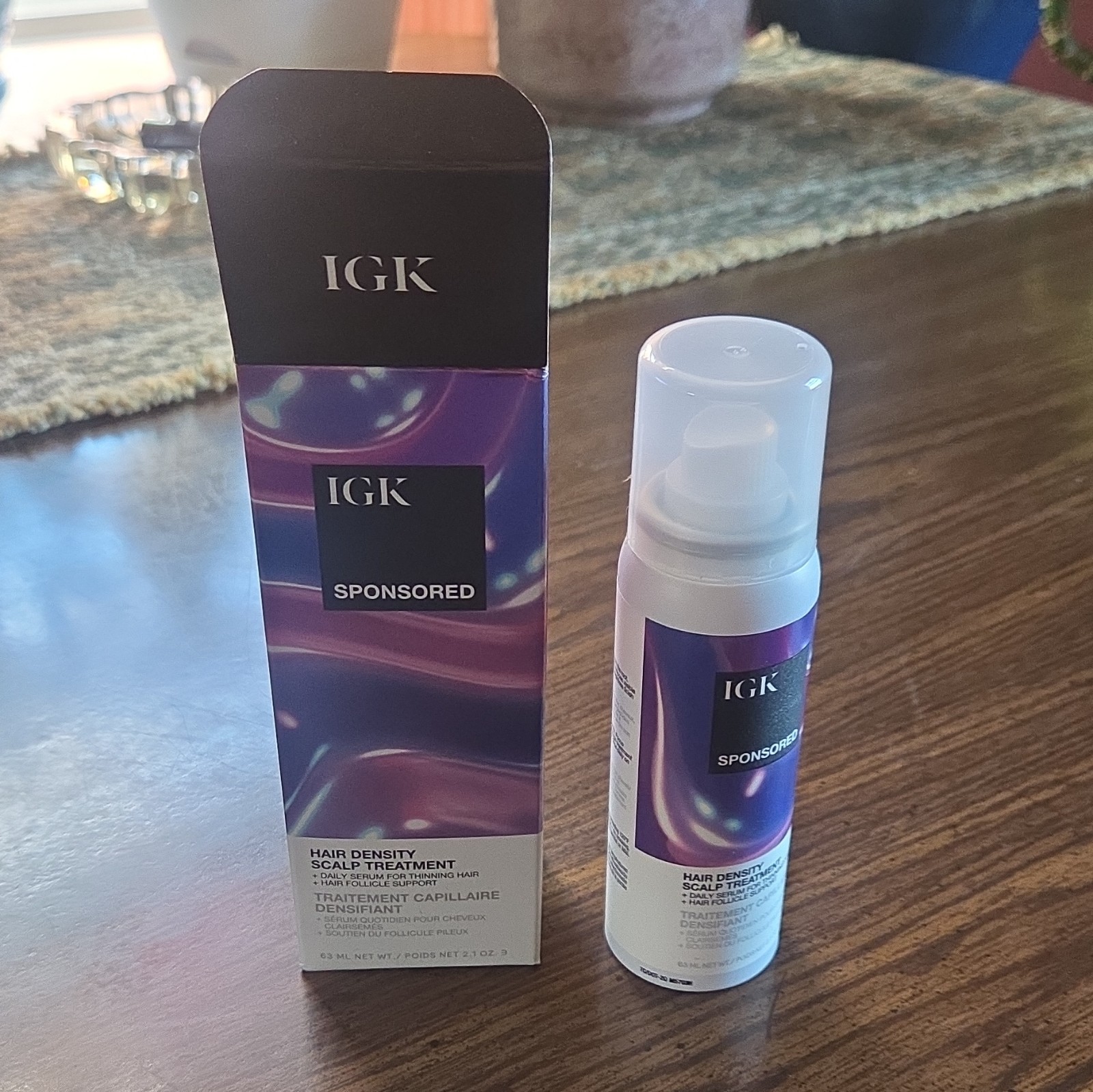IGK Sponsored Hair Density Scalp Treatment Serum for Thinning Hair 2.1 fl oz