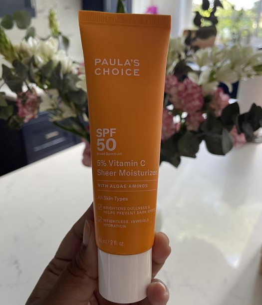NIB 100% Authentic Paula’s Choice 5% Vitamin C Facial Moisturizer SPF 50, 2 oz