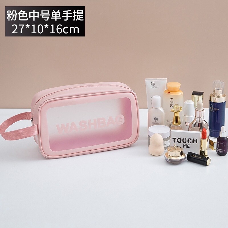 Transparent Makeup Bag Women PVC Waterproof Dust-proof Cosmetic Storage Case