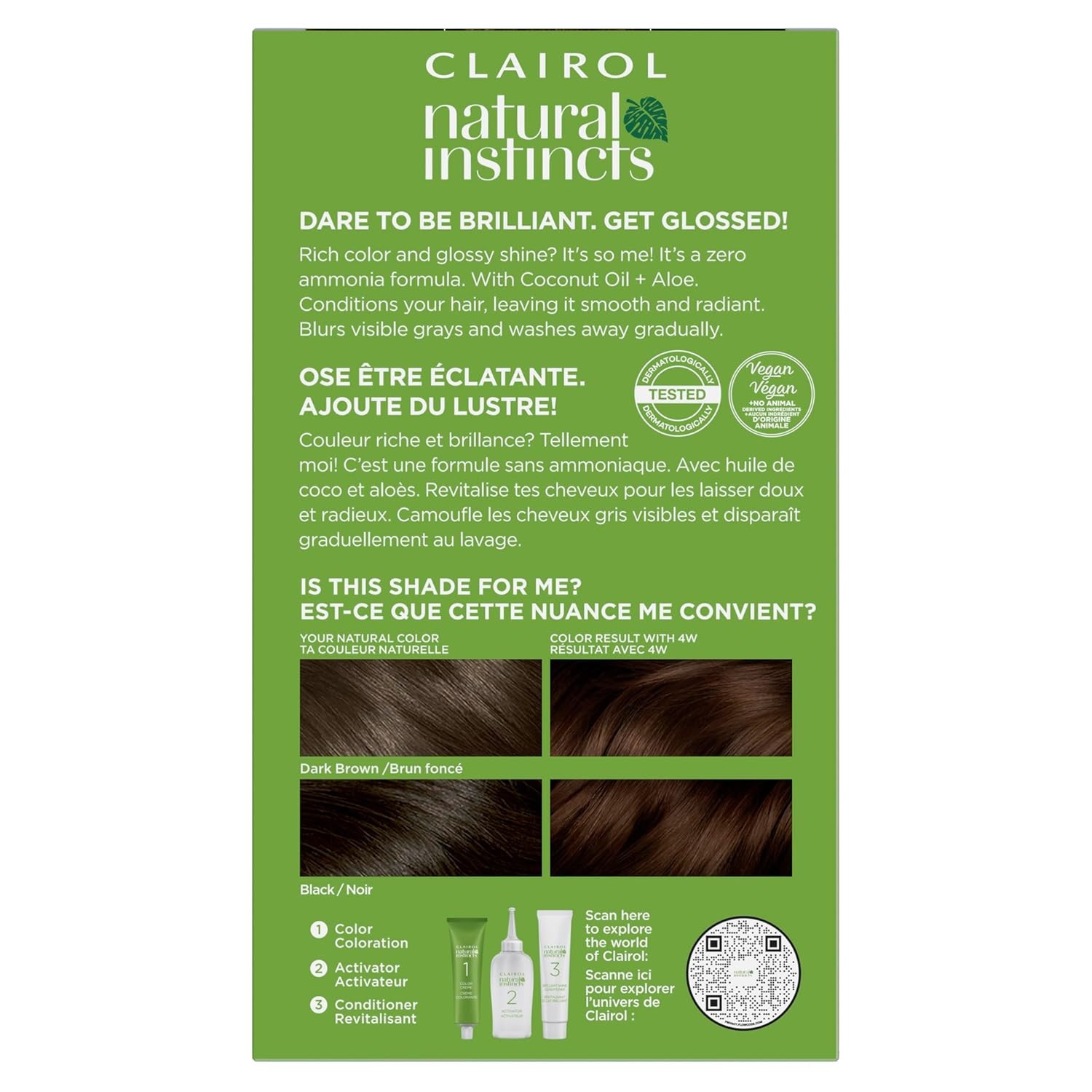 Clairol Natural Instincts Demi-Permanent Hair Dye Bold(Choose Your Color & Pack)