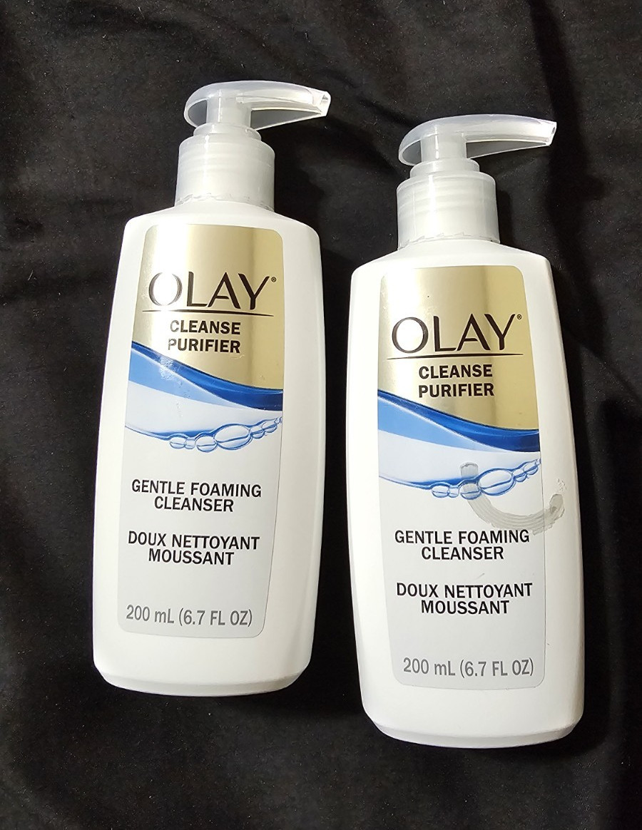 Olay Cleanse Purifier Gentle Foaming Facial Cleanser, 2-Pack 200 mL (6.7 fl oz)