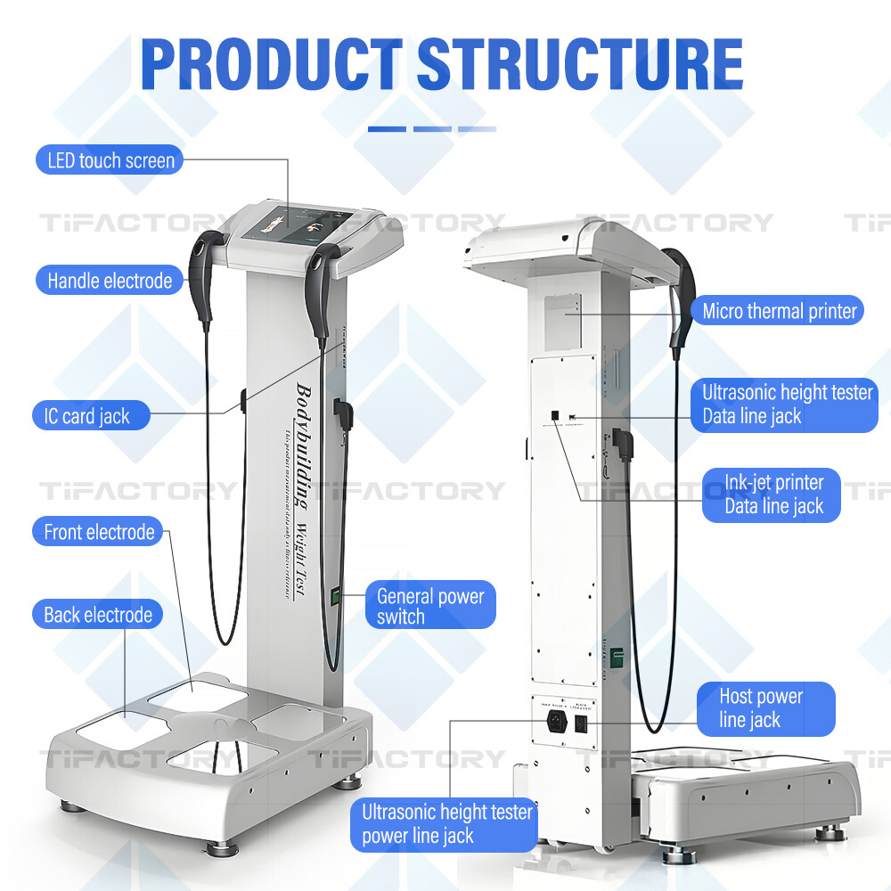 NEW Professional Full Body Fat Body Scanner Composition Analysis Machine